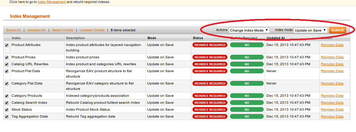 Magento Rindexing Issue for large Catalog