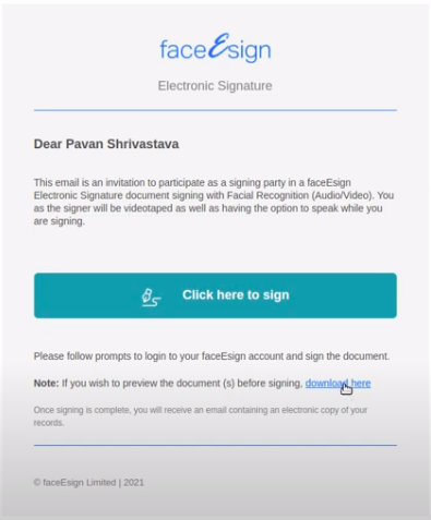 Electronic Signature