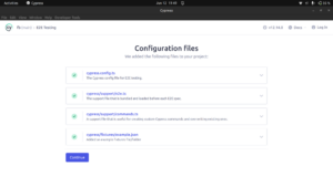 Cypress configuration files
